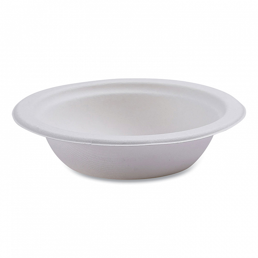 Vanguard Renewable and Compostable Sugarcane Bowls, 12 oz, White, 1,000/Carton (EPBL12NFA)