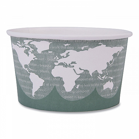 World Art Renewable and Compostable Food Container, 12 oz, 4.05