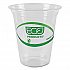 GreenStripe Renewable and Compostable Cold Cups, 16 oz, Plastic, Clear, 50/Pack, 20 Packs/Carton (EPCC16GS)