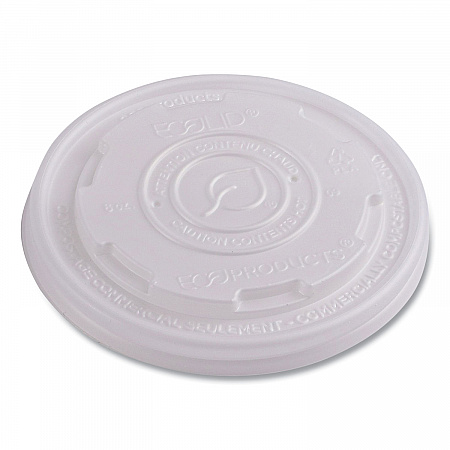 World Art PLA-Laminated Soup Container Lids, Fits 8 oz, Translucent, Plastic, 50/Pack, 20 Packs/Carton (EPECOLIDSPS)