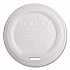 EcoLid Renewable/Compostable Hot Cup Lids, Fits 10 oz to 20 oz Hot Cups, Plastic, White, 50/Pack, 16 Packs/Carton (EPECOLIDW)