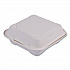 Vanguard Renewable and Compostable Sugarcane Clamshells, 8 x 8 x 3, White, 200/Carton (EPHC81NFA)