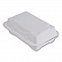 Vanguard Renewable and Compostable Sugarcane Clamshells, 9 x 6 x 3, White, 250/Carton (EPHC96NFA)
