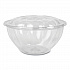 Renewable and Compostable Salad Bowls with Lids, 32 oz, Clear, Plastic, 50/Pack, 3 Packs/Carton (EPSB32)