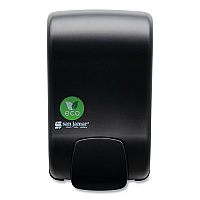 ecoLogic Rely Manual Foam Soap and Sanitizer Dispenser, 900 mL, 5,5 x 4,5 x 9.25, Black (SF900REBK)