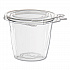 SafeSeal Tamper-Resistant, Tamper Evident Bowls, Flat Lid, 12 oz, 4.36 x 8.84 x 3.51, Clear, Plastic, 256/Carton (SC12F)