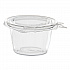 SafeSeal Tamper-Resistant, Tamper Evident Bowls, Flat Lid, 8 oz, 4.6 x 8.84 x 2.49, Clear, Plastic, 272/Carton (SC8F)