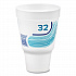 Breeze Hot/Cold Insulated Foam Drinking Cups, Squat Pedestal Cup, 32 oz, Teal/White/Blue, 500/Carton (32AJ32B)