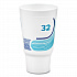 Breeze Hot/Cold Insulated Foam Drinking Cups, Pedestal Cup, 32 oz, Teal/White/Blue, 400/Carton (32AJ20B)