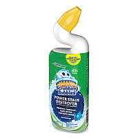 Power Stain Destroyer Toilet Bowl Disinfectant, Rainshower Scent, 24 oz Bottle (387234EA)