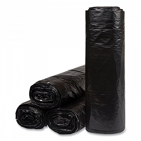 Low-Density Commercial Can Liners, 60 gal, 1.2 mil, 38