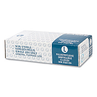 Embossed Polyethylene Disposable Gloves, Powder-Free, Large, 3 mil Thick, Clear, 500/Box, 4 Boxes/Carton (GLLG2K)