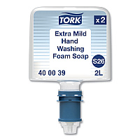 Mild Foam Soap S26 Refill, Unscented, 2 L, 2/Pack (400039)