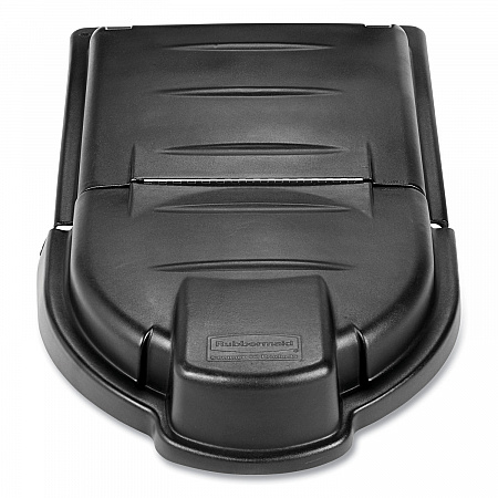 Mega BRUTE Mobile Container Lid, 30 x 49.5, Black (FG9W7200BLA)