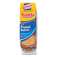 Toasty Crackers, Peanut Butter, 1.25 oz Packet, 24/Box (SN40654)