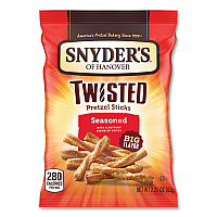 Pretzels, Seasoned, 2.25 oz Bag, 36/Carton (14750)
