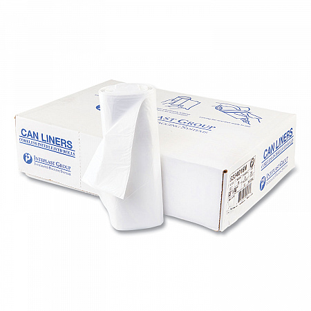 High-Density Commercial Can Liners, 33 gal, 16 mic, 33