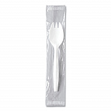 Regal Mediumweight Cutlery, Individually Wrapped, Spork, Plastic, White, 1,000/Carton (MOW60007)