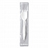 Regal Mediumweight Cutlery, Individually Wrapped, Spork, Plastic, White, 1,000/Carton (MOW60007)