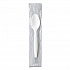 Regal Mediumweight Cutlery, Individually Wrapped, Spoon, Plastic, White, 1,000/Carton (MOW30007)