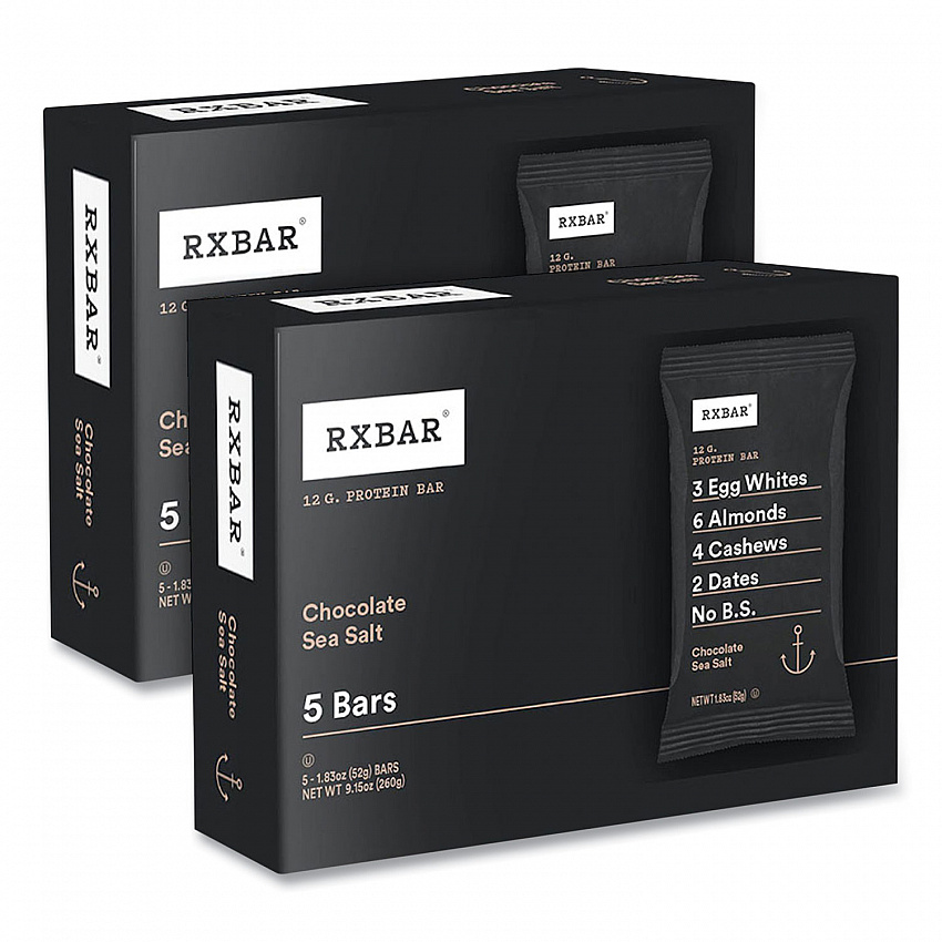 Adult Bars, Chocolate Sea Salt, 1.83 oz Bar, 5 Bars/Box, 2 Boxes/Carton (60000742)