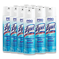 Disinfectant Spray, Fresh Scent, 19 oz Aerosol Spray, 12/Carton (04675CT)