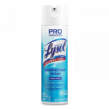 Disinfectant Spray, Fresh Scent, 19 oz Aerosol Spray (04675EA)