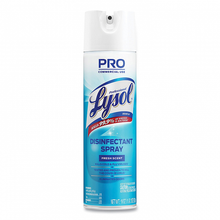 Disinfectant Spray, Fresh Scent, 19 oz Aerosol Spray (04675EA)