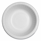Bare Eco-Forward Clay-Coated Paper Dinnerware, ProPlanet Seal, Bowl, 12 oz, White, 125/Bag, 8 Bags/Carton (HB12B)