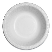 Bare Eco-Forward Clay-Coated Paper Dinnerware, ProPlanet Seal, Bowl, 12 oz, White, 125/Bag, 8 Bags/Carton (HB12B)