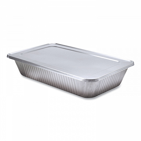 Steam Table Pan Lids, Full Curl Edge, Fits Full-Size Pan, 0.62
