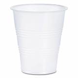 High-Impact Polystyrene Cold Cups, 7 oz, Plastic, Translucent, 100/Pack (Y7PK)