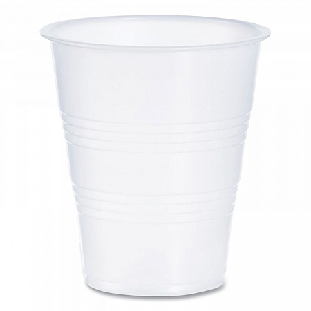 High-Impact Polystyrene Cold Cups, 7 oz, Plastic, Translucent, 100/Pack (Y7PK)