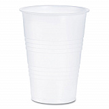 High-Impact Polystyrene Cold Cups, 10 oz, Plastic, Translucent, 100/Sleeve, 25 Sleeves/Carton (Y10)