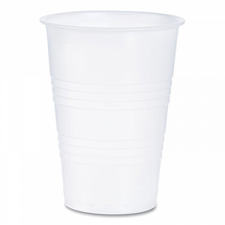 High-Impact Polystyrene Cold Cups, 10 oz, Plastic, Translucent, 100/Sleeve, 25 Sleeves/Carton (Y10)