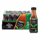 Pure Leaf Unsweetened Iced Black Tea, 16.9 oz Bottle, 18/Carton (22002027)
