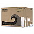 Six-Piece Cutlery Kit, Mediumweight, Fork/Knife/Napkin/Pepper/Salt/Spoon, Plastic, White, 250/Carton (FKTNSMWPSWH)