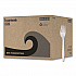 Heavyweight Wrapped Polypropylene Cutlery, Fork, Plastic, White, 1,000/Carton (FORKHWPPWIW)