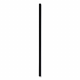Wrapped Jumbo Straws, 7.75", Polypropylene, Black, 250/Pack, 50 Packs/Carton (JSTW775B)