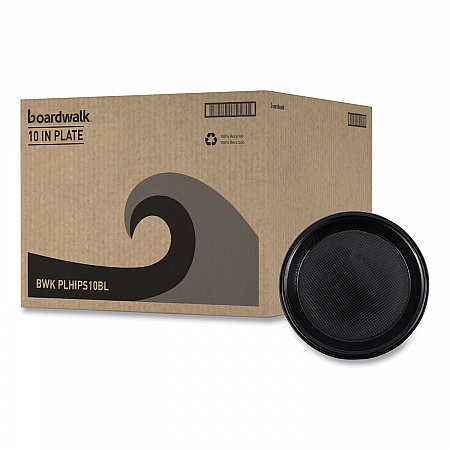 Hi-Impact Plastic Dinnerware, Plate, 10