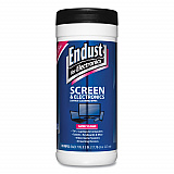 Antistatic Screen Cleaning Wipes, Premoistened, 5 x 7, Clean Scent, White, 70/Canister (11506)
