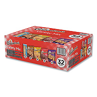 Cookies Variety Tray, Assorted Flavors, (6) 3.25 oz, (26) 2.5 oz, 32 Bags/Carton (73977)