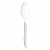 Impress Heavyweight Full-Length Polystyrene Cutlery, Spoon, Plastic, White, 100/Box, 10 Boxes/Carton (HSWTX0007)
