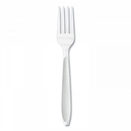 Impress Heavyweight Full-Length Polystyrene Cutlery, Fork, Plastic, White, 100/Box, 10 Boxes/Carton (HSWFX0007)
