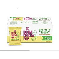 BOOMCHICKAPOP Popcorn, 0.6 oz Bag, 24 Bags/Carton (SN01027)