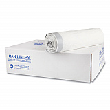 Draw-Tuff Institutional Draw-Tape Can Liners, Drawstring, 55 gal, 1.9 mil, 42.5" x 35.5", Natural, 10 Bags/Roll, 5 Rolls/CT (DT55DRUM)