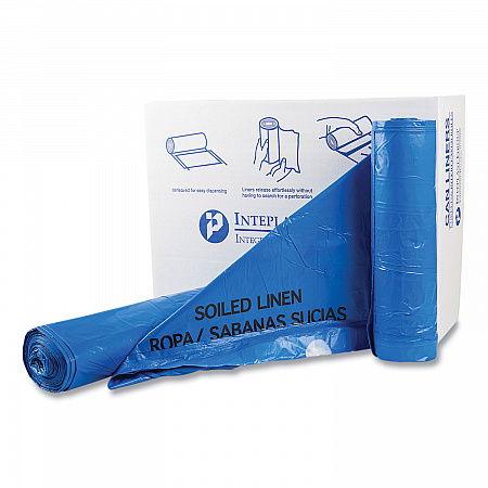Draw-Tuff Institutional Draw-Tape Can Liners, Drawstring, 30 gal, 1 mil, 30.5