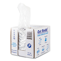 Food Bags, 112 oz., 6" x 3" x 15", Clear, 1,000/Carton (PB060315)