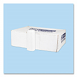 High-Density Commercial Can Liners, 45 gal, 12 mic, 40" x 48", Clear, Interleaved Roll, 25 Bags/Roll, 10 Rolls/Carton (S404812N)
