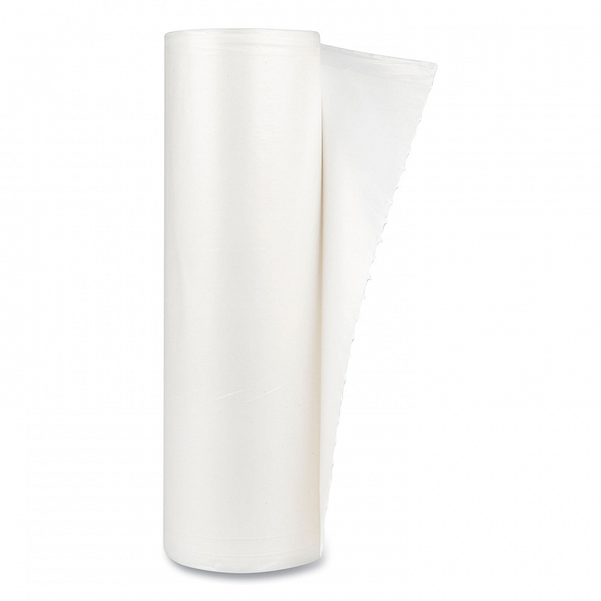 High-Density Commercial Can Liner Value Pack, 45 gal, 11 mic, 40" x 46", Clear, Interleaved Roll, 25 Bags/Roll, 10 Rolls/CT (VALH4048N12)